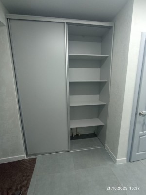 Шкаф купе Ламарти (серый)