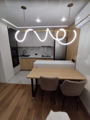 Кухня с островком АГТ Supramat+Еgger