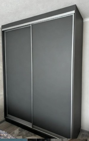 шкаф-купе в цвете графит