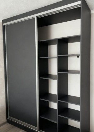 шкаф-купе в цвете графит